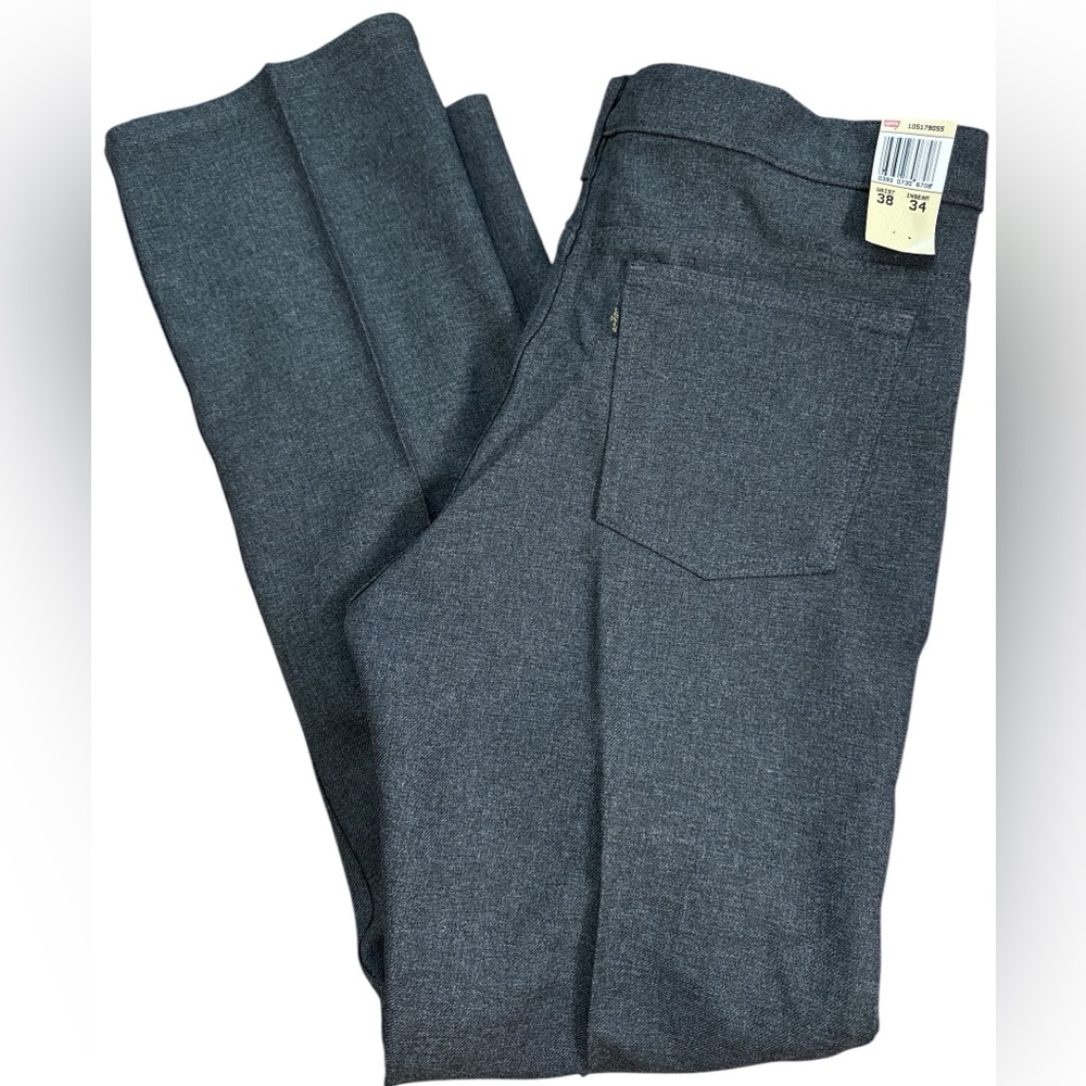 Vintage Levi’s Jeans 517 Dark Gray Men’s Size 38x34 NWT’S Polyester Pants USA‎